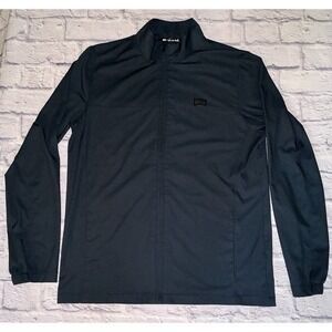 Travis Mathew Crystal Cove 2.0 Stretch Blue Zip Windbreaker Jacket Mens Medium